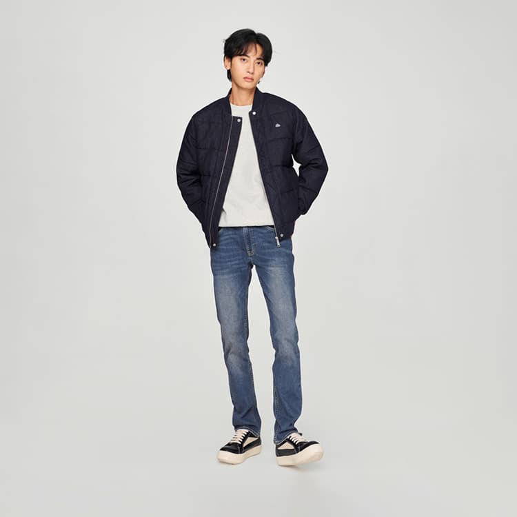 Зимняя куртка Lee FW24 Letter Zip Down Jacket - изображение 4