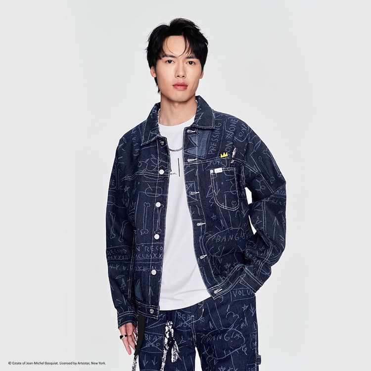 Джинсовая куртка Lee X Basquiat SS24 Laser Denim Jacket - изображение 5