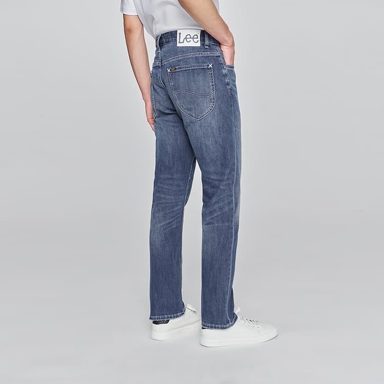 Штаны Lee Medium Blue Men's Jeans Ли Средне-синие Мужские Джинсы - изображение 6