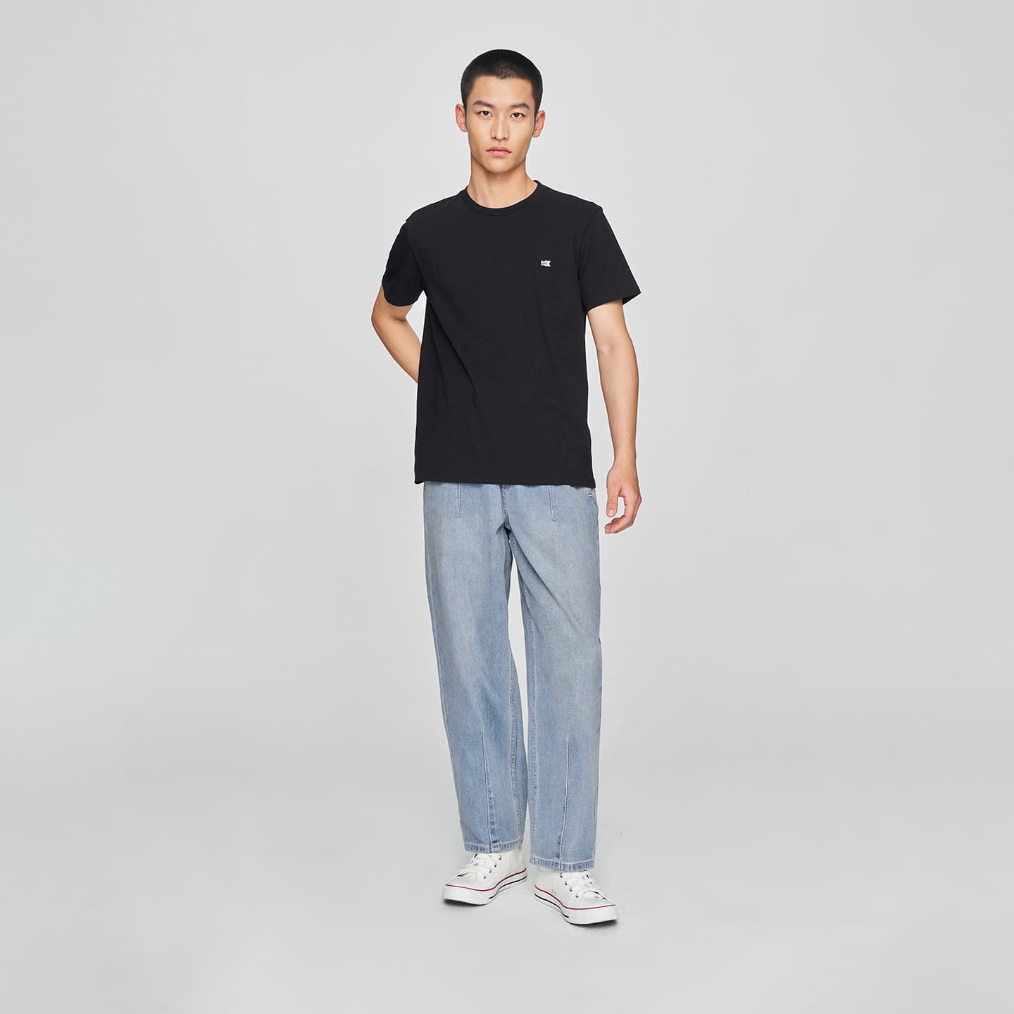 Футболка Lee Xline Logo Print Tee Black - изображение 8