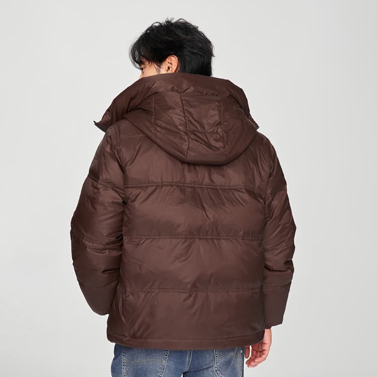 Зимняя куртка Lee FW24 Пуховик Мужской Темно-Коричневый - изображение 6