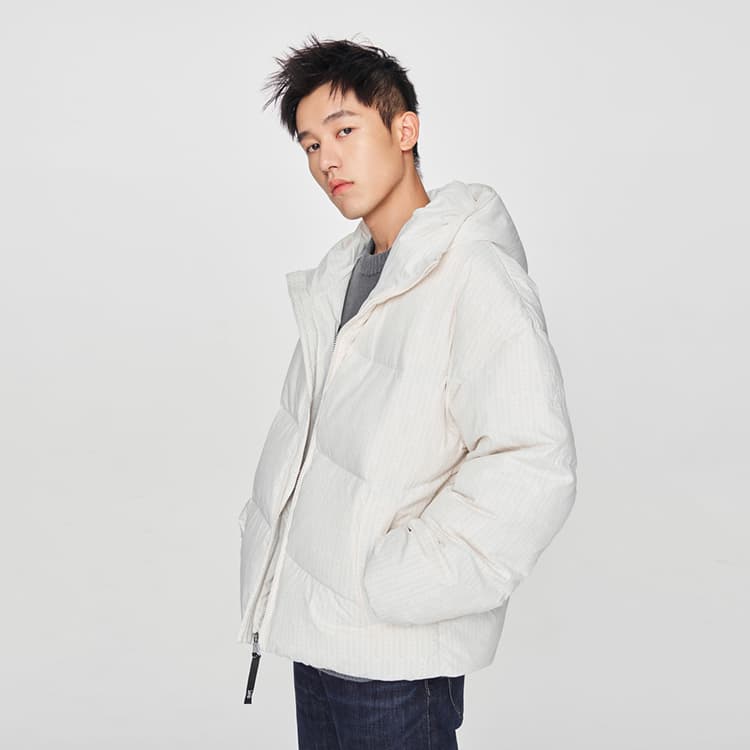 Зимняя куртка Lee FW24 Пуховик Мужской Айвори - изображение 5