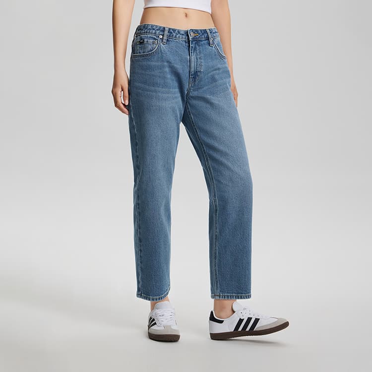 Джинсы Lee Medium Blue Women's Jeans Ли Мидни Блу Женский Джинсы - изображение 4