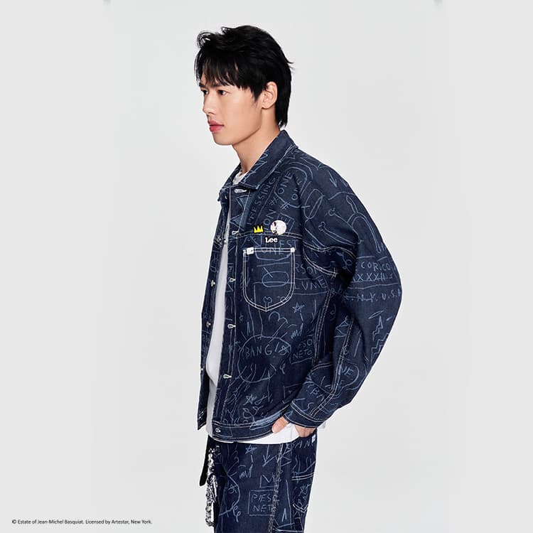 Джинсовая куртка Lee X Basquiat SS24 Laser Denim Jacket - изображение 4