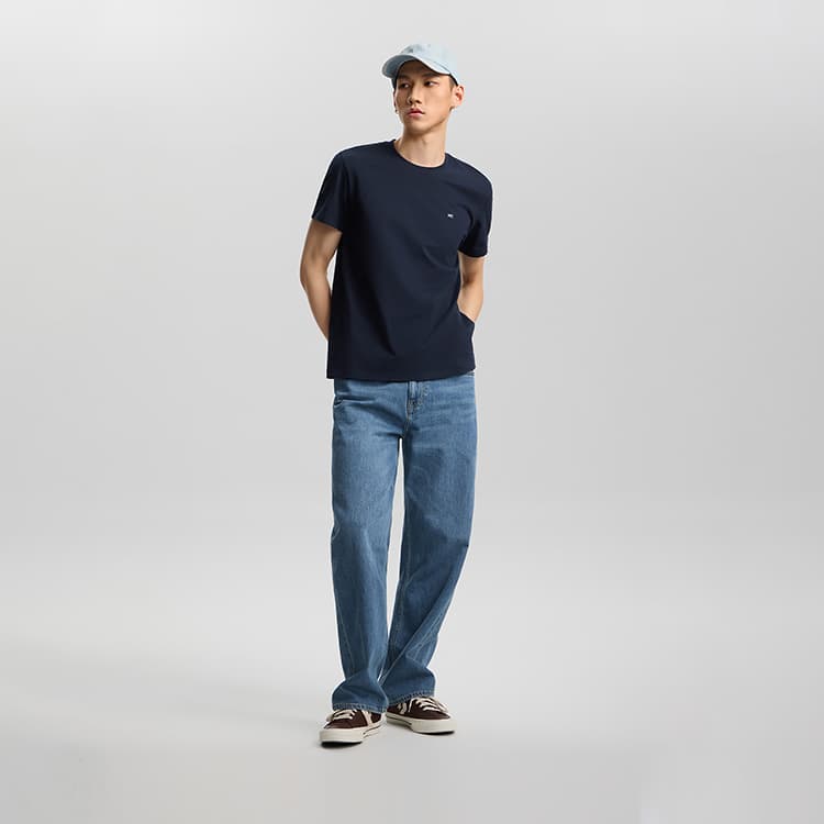 Футболка Lee Xline Logo Print Tee Black - изображение 21