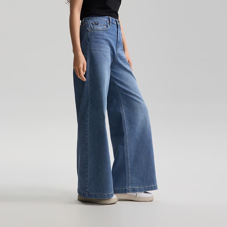 Джинсы Lee Medium Blue Women's Jeans Ли Мидни Блу Женский Джинсы - изображение 5