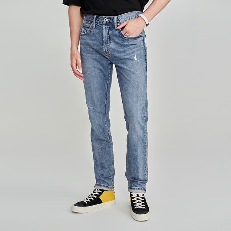 Штаны Lee FW23 705 Standard Tapered Jeans Light Blue - изображение 4