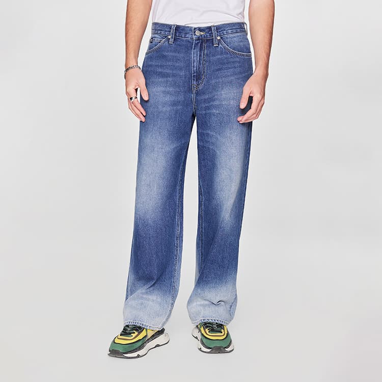 Штаны Lee SS24 Loose Straight Jeans Light Blue - изображение 3