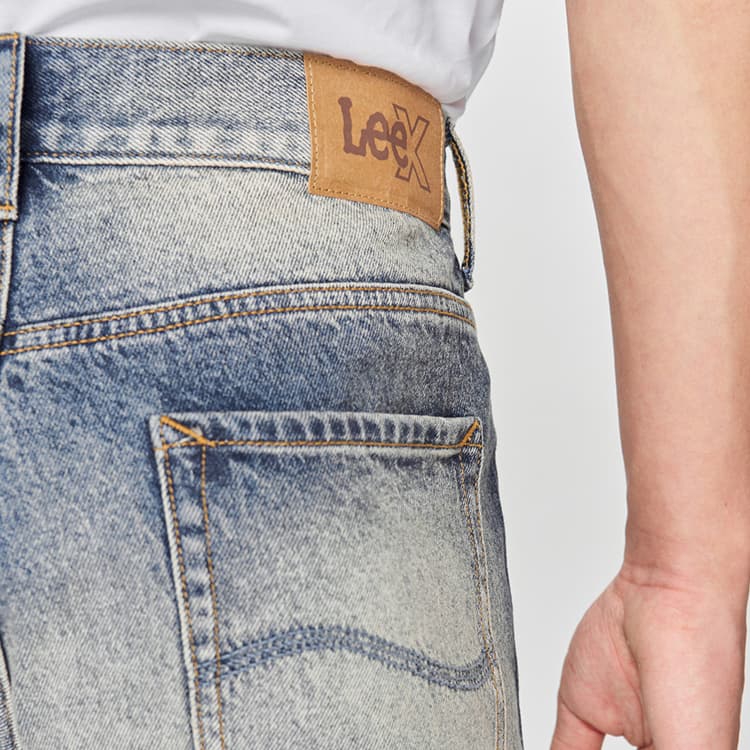 Штаны Lee SS25 Джинсы Мужские Винтаж Средне-Темно-Синий - изображение 7