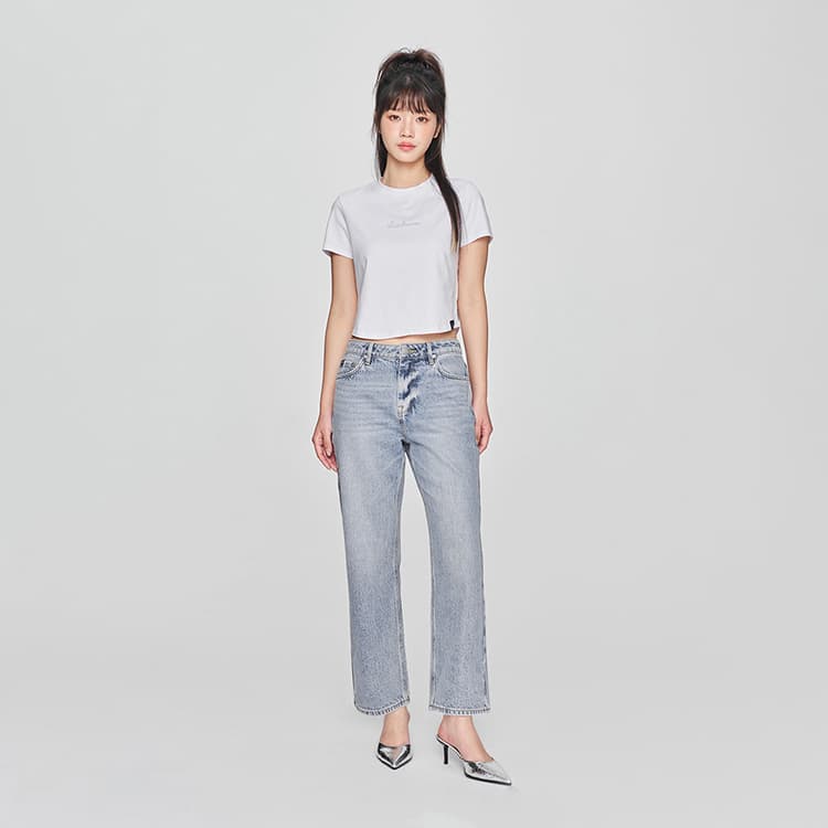 Джинсы Lee SS25 Джинсы Женские Светло-Синий - изображение 3