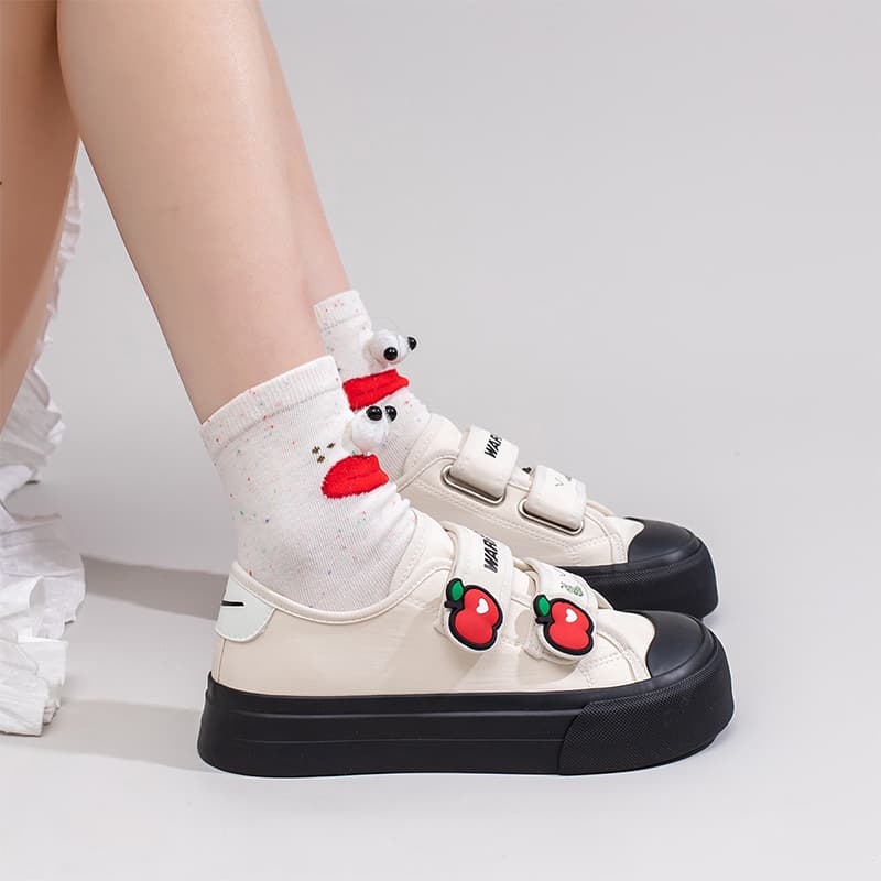 Кроссовки Warrior Устойчивая к истиранию противоскользящая низкая повседневная обувь для женщин бежевого цвета - изображение 8