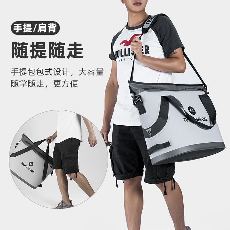 Сумка ROCKBROS Cooler Bag Grey - изображение 4