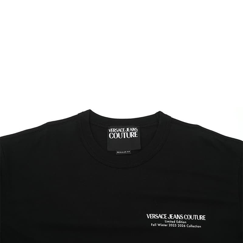 Футболка VERSACE JEANS COUTURE T-рубашка мужская черная - изображение 5