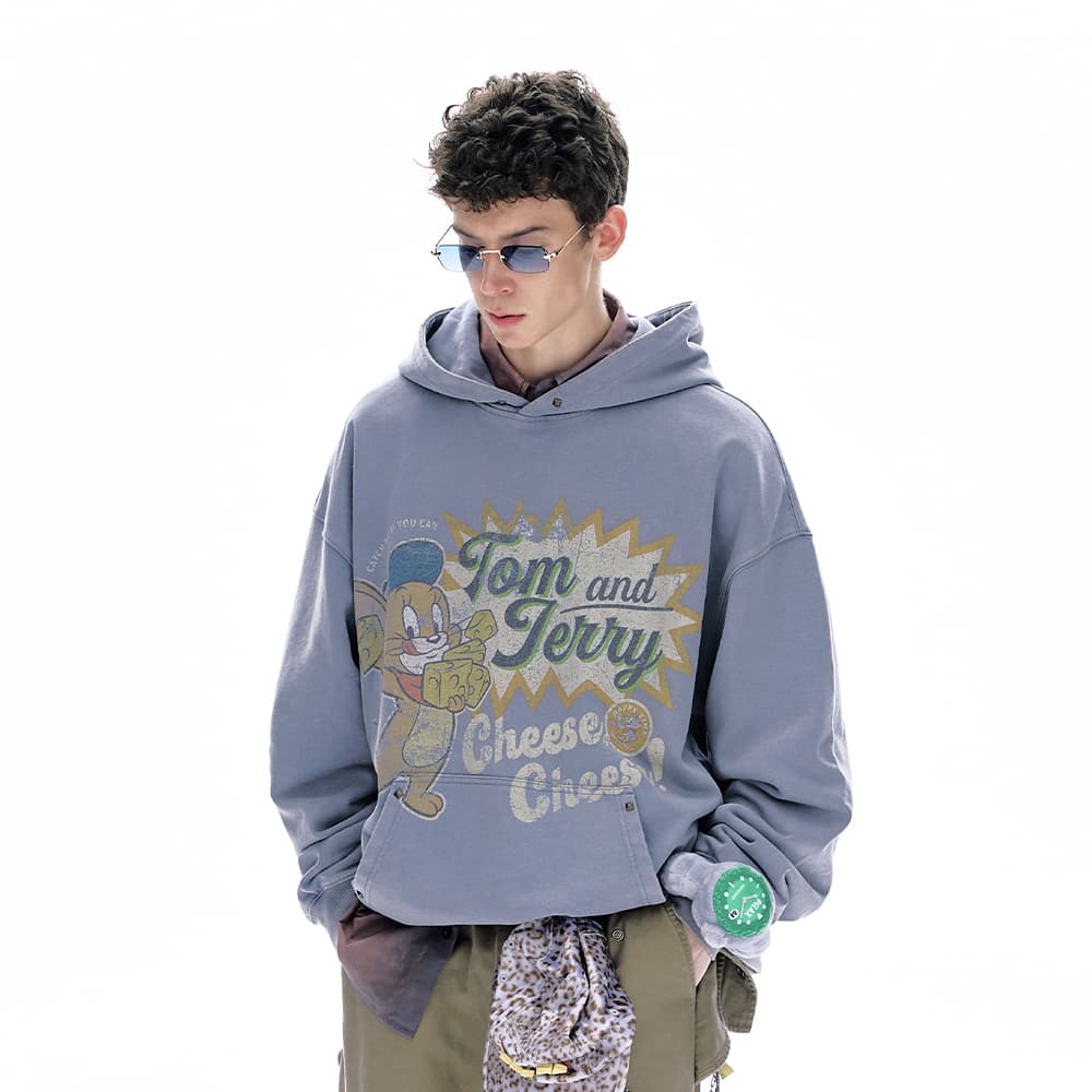 Худи BJHG Tom and Jerry Co-branded model Толстовка Унисекс - изображение 5