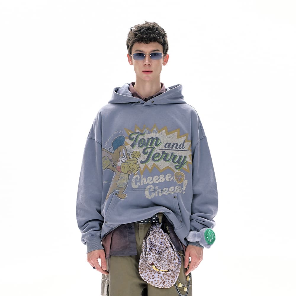 Худи BJHG Tom and Jerry Co-branded model Толстовка Унисекс - изображение 4