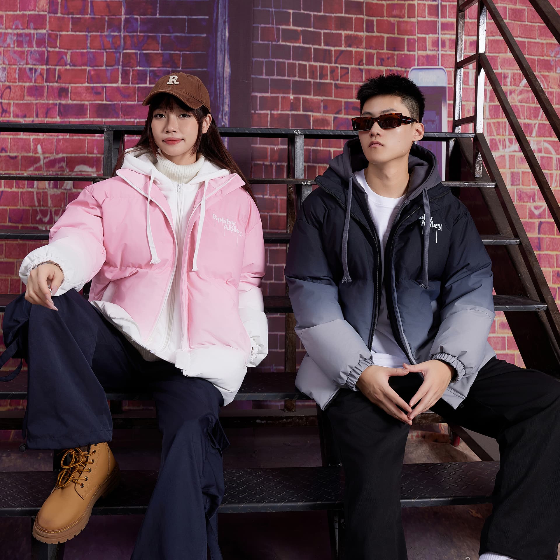 Зимняя куртка пуховик BOBBY ABLEY Logo - изображение 4