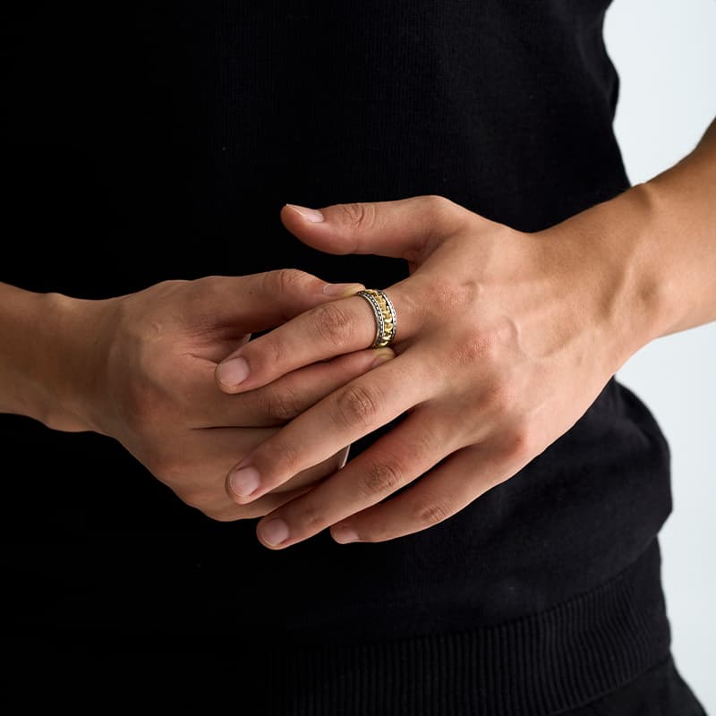 Кольцо IDEAGEMER Vintage Mountain Ring - изображение 7