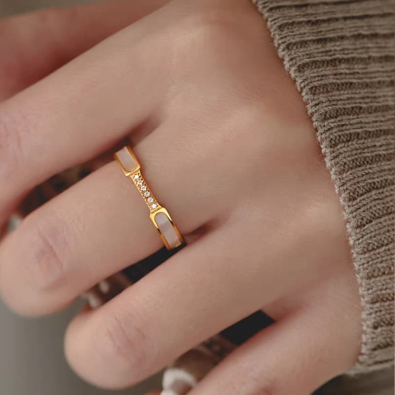 Кольцо HOLLY RYAN Кольца Mother Of Pearl Ring Женские - изображение 2