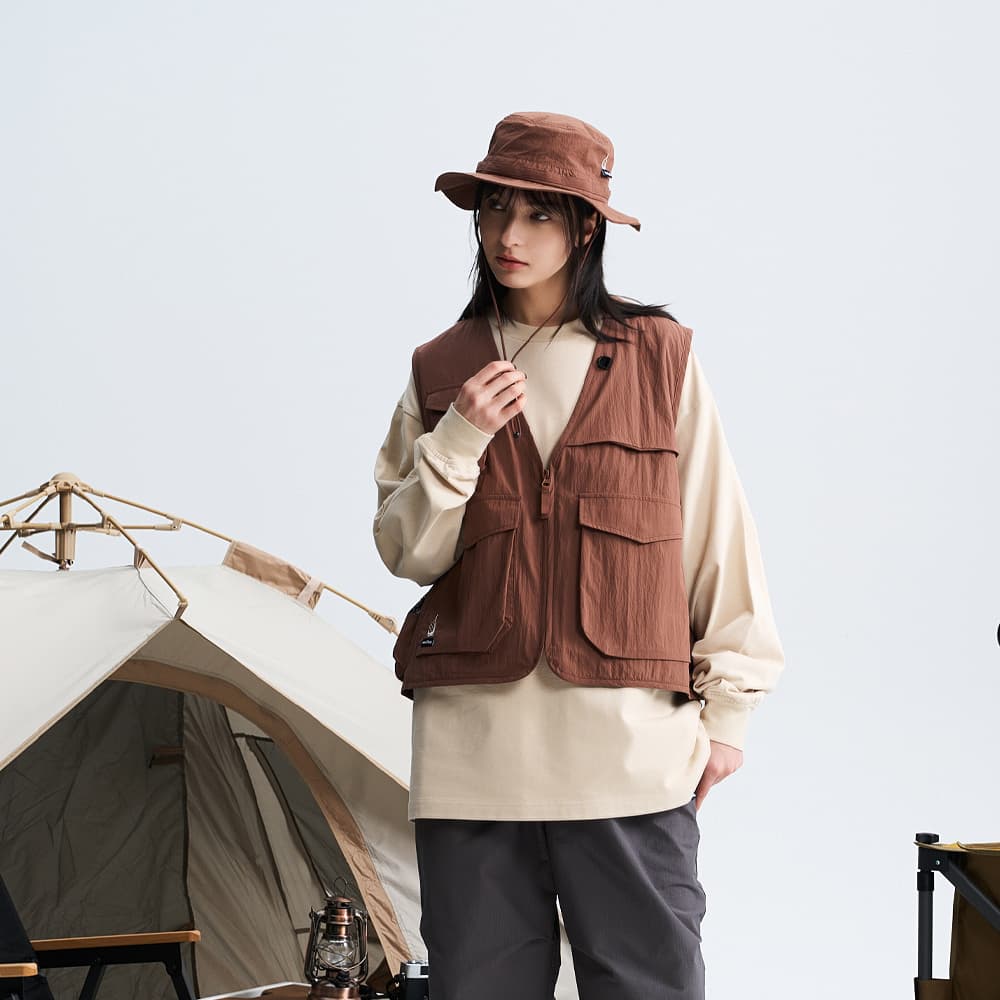 Жилет Nautica White Sail Жилет Пальто Унисекс - изображение 3
