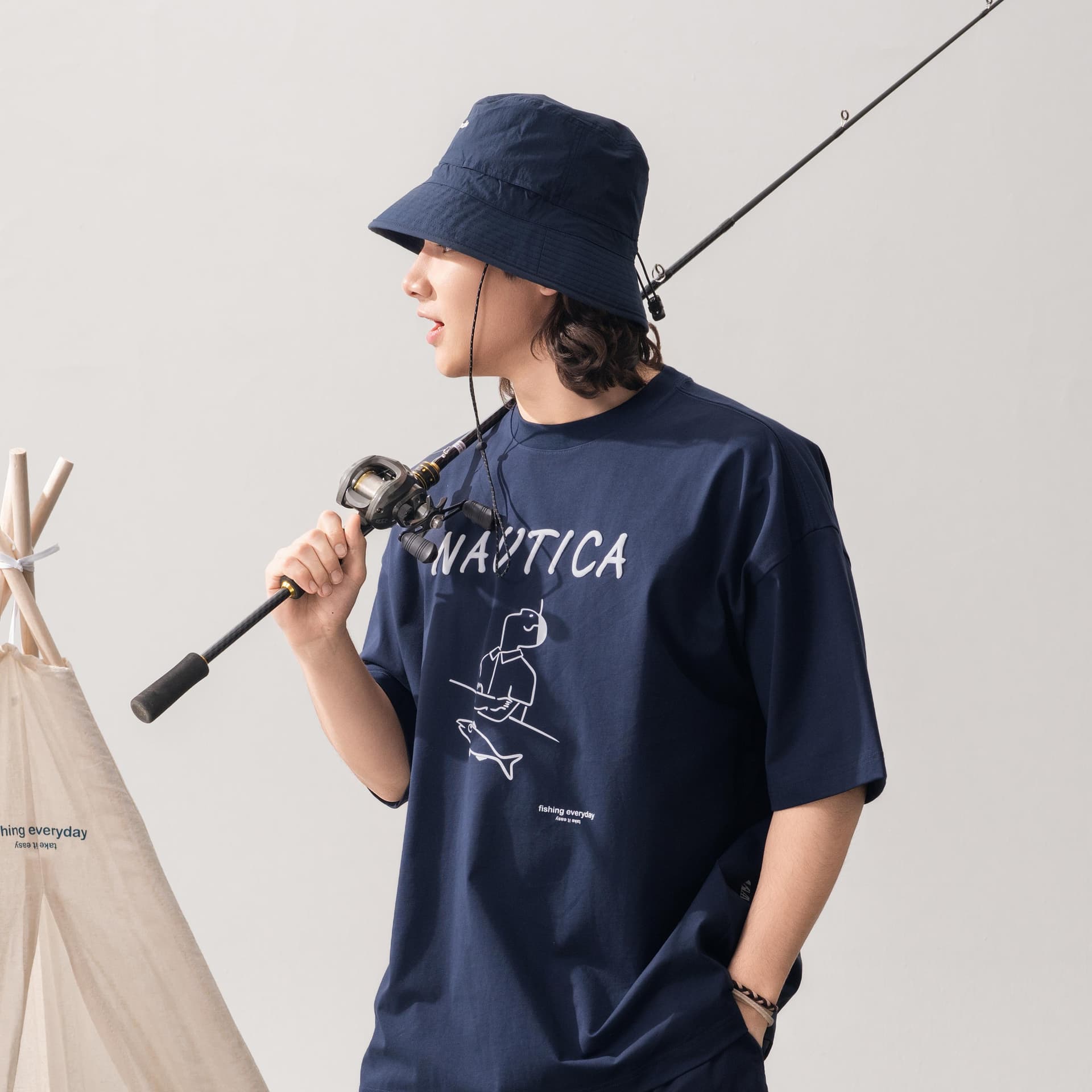 Футболка Nautica White Sail T-рубашка мужская - изображение 4