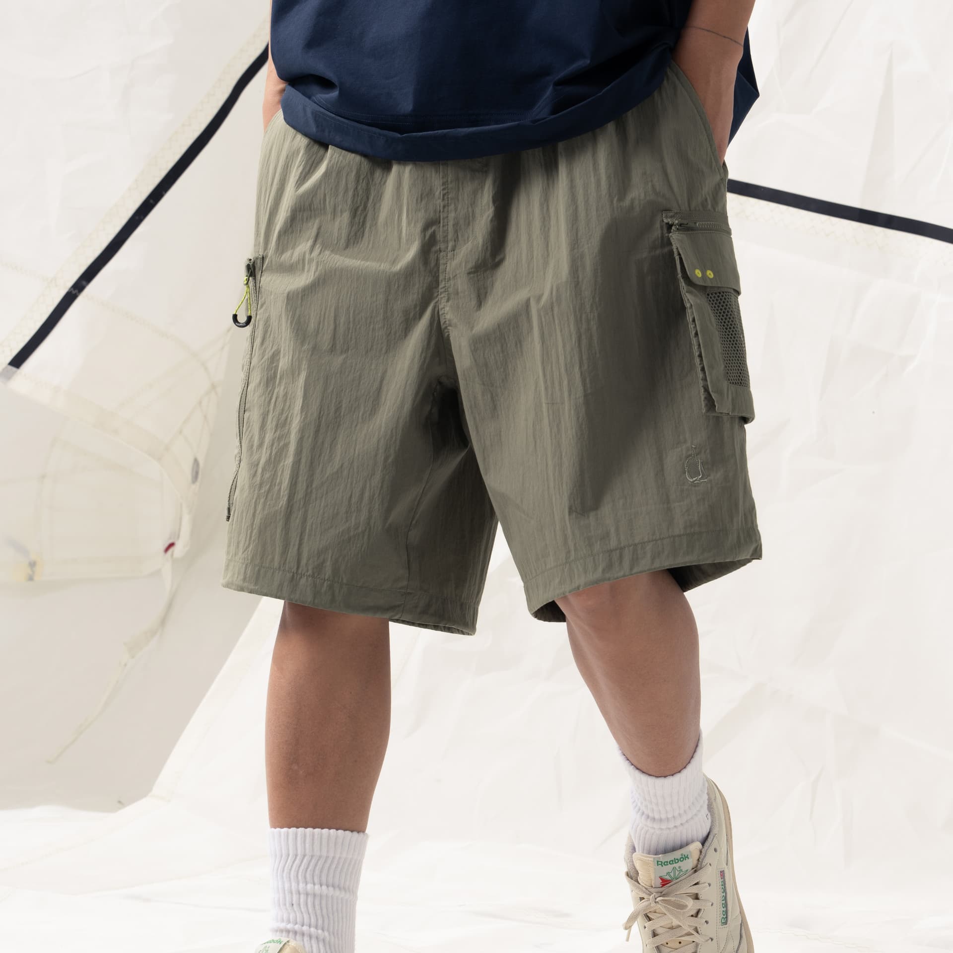 Nautica White Sail Карго Шорты Унисекс - изображение 6