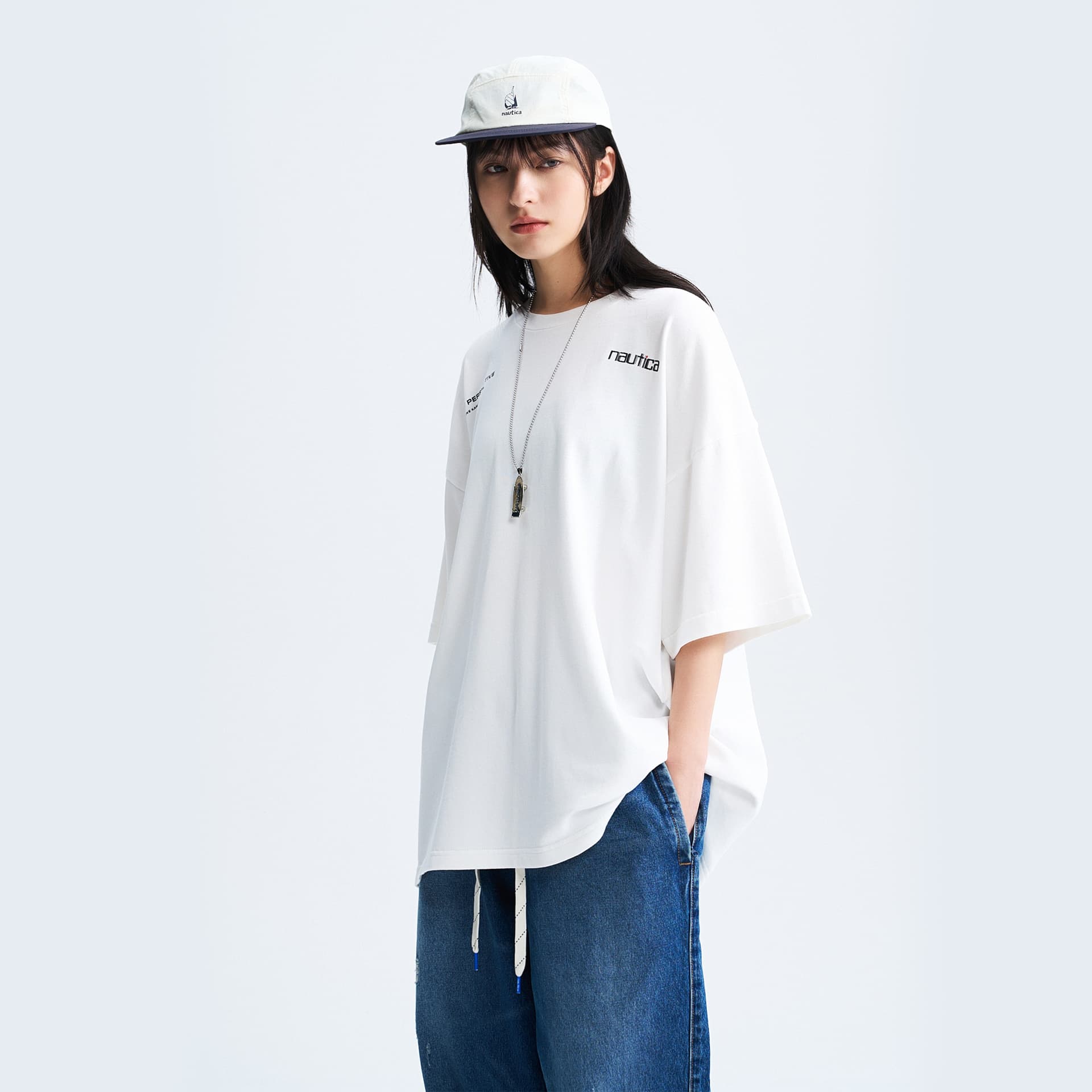 Футболка Nautica White Sail T-рубашка унисекс - изображение 5