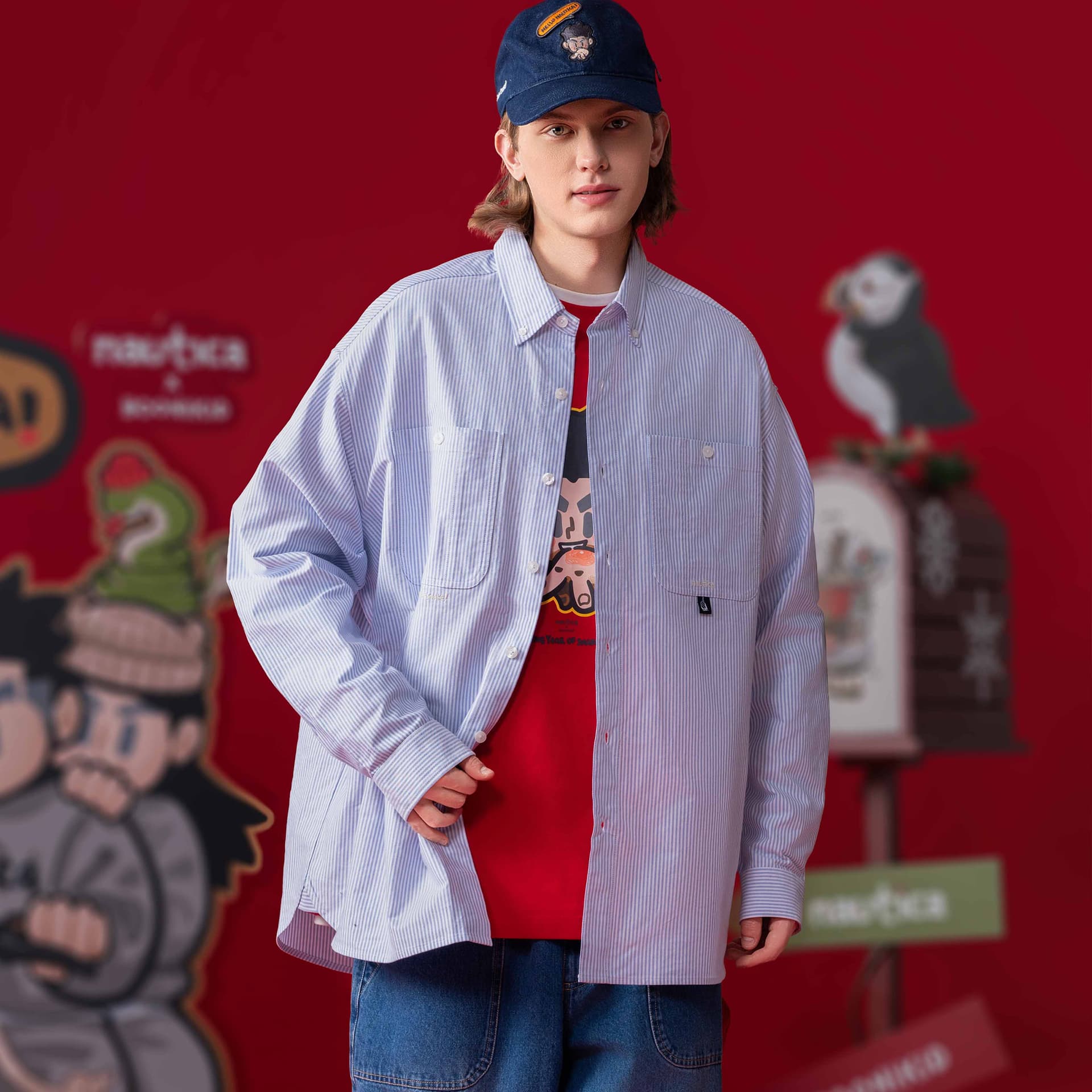 Рубашка Nautica White Sail Мужские рубашки - изображение 3