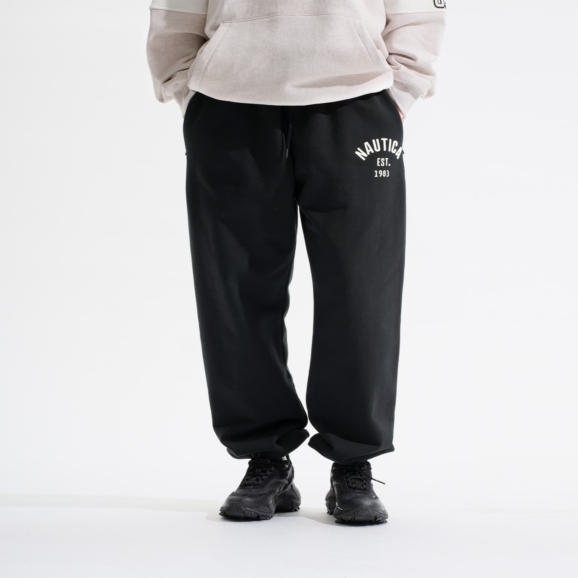 Штаны Nautica White Sail Вязаные тренировочные штаны унисекс - изображение 3
