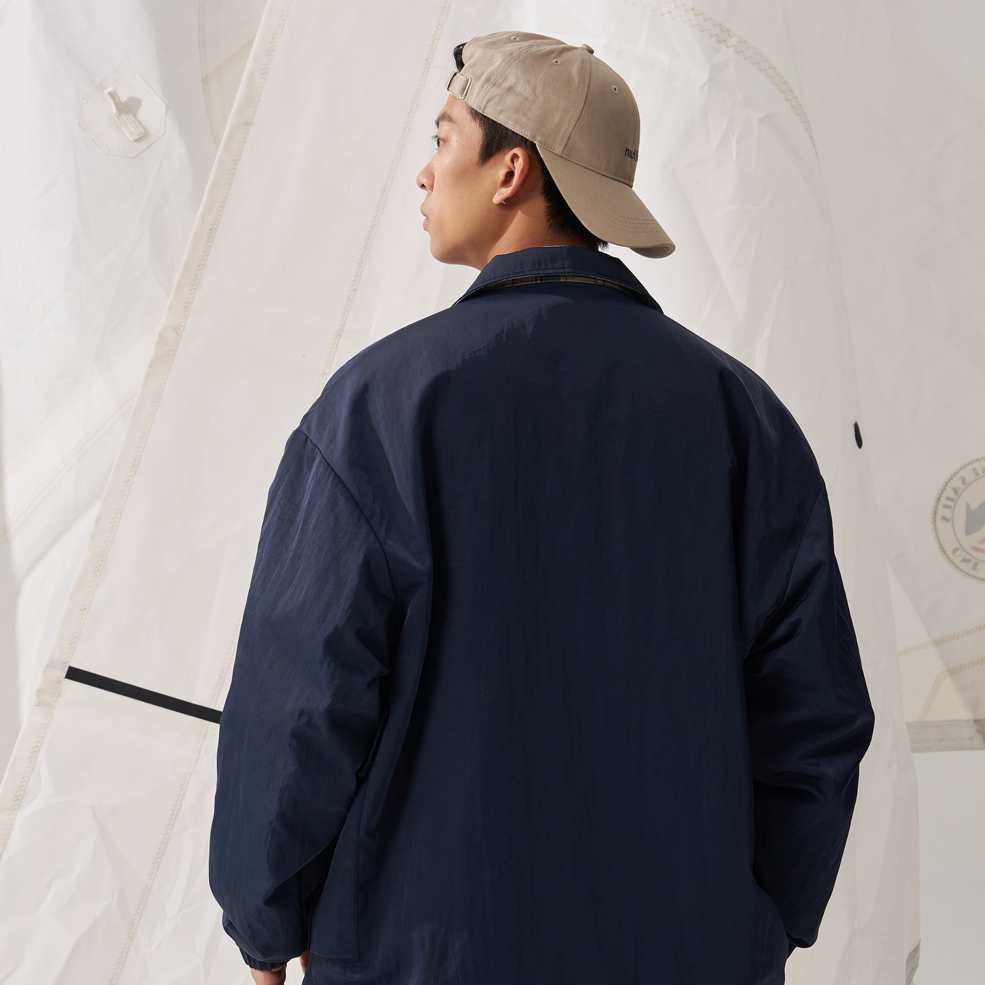 Куртка Nautica White Sail Легкое пальто куртка унисекс - изображение 14