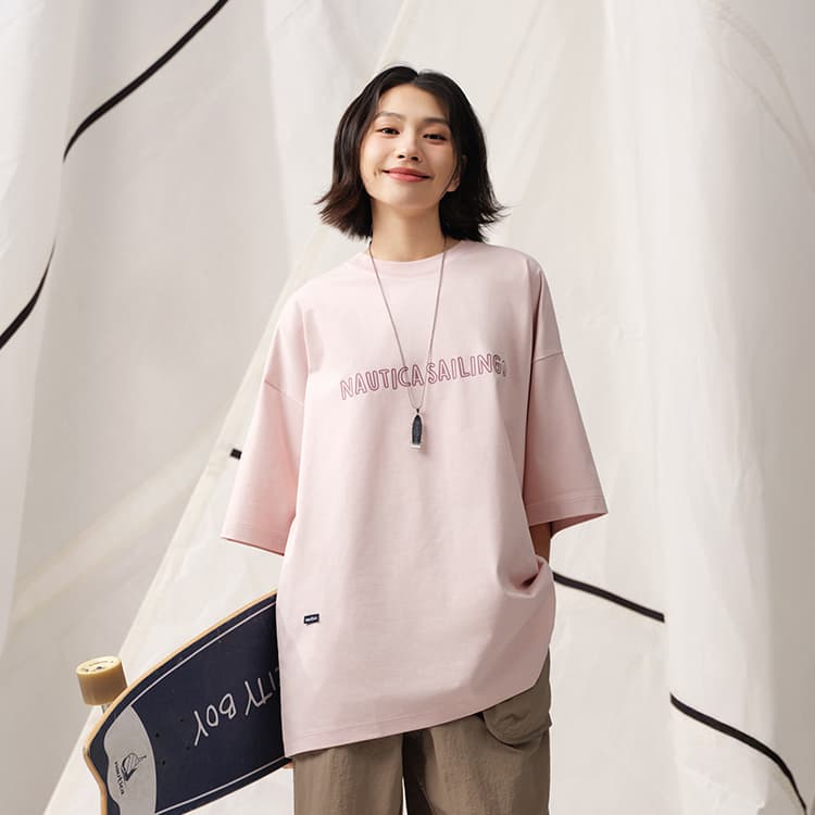 Футболка Nautica White Sail T-рубашка унисекс - изображение 3