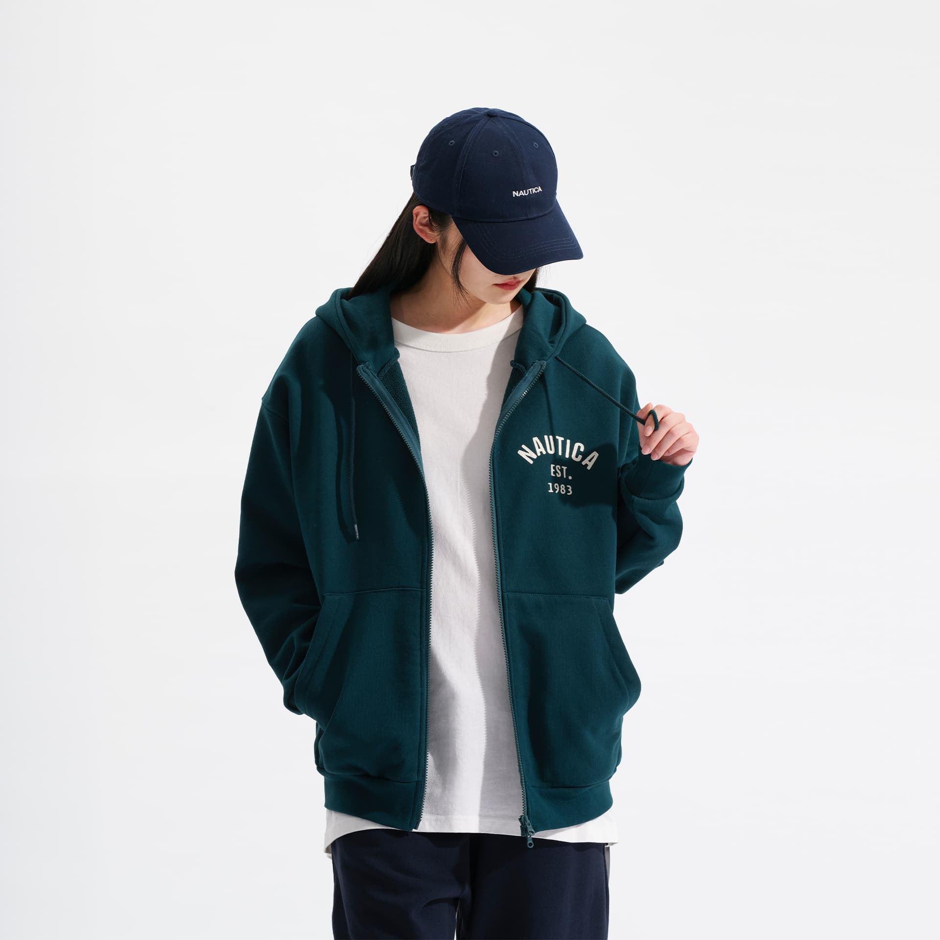 Худи Nautica White Sail Толстовка с длинными рукавами унисекс - изображение 3
