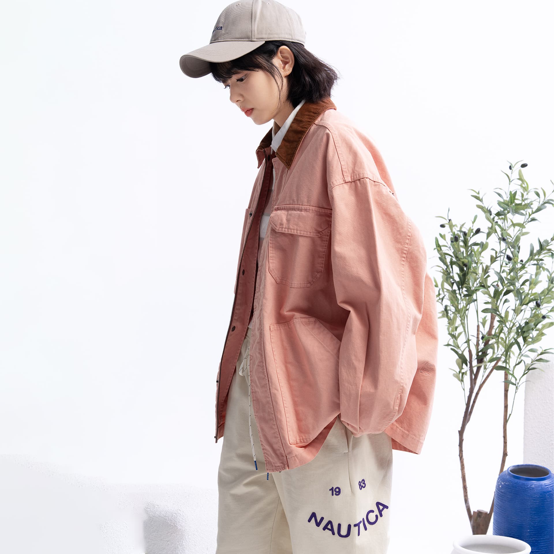 Джинсовая куртка Nautica White Sail Легкое пальто унисекс - изображение 9