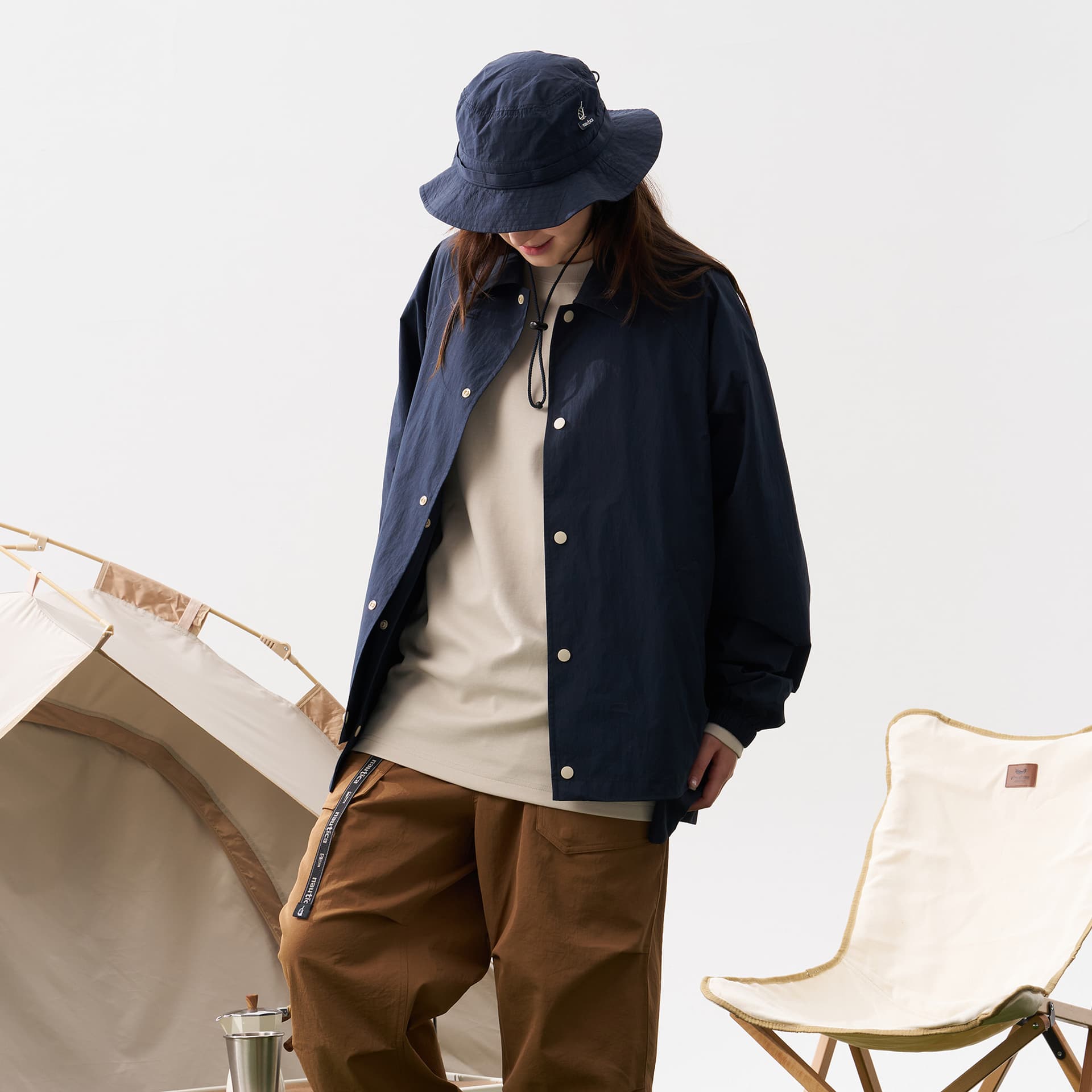 Куртка Nautica White Sail Легкое Пальто Куртка Унисекс - изображение 6