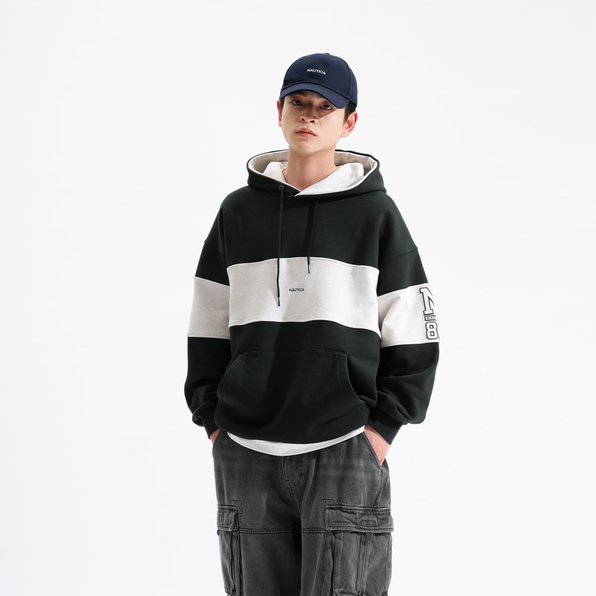 Худи Nautica White Sail Толстовка с длинными рукавами унисекс - изображение 5