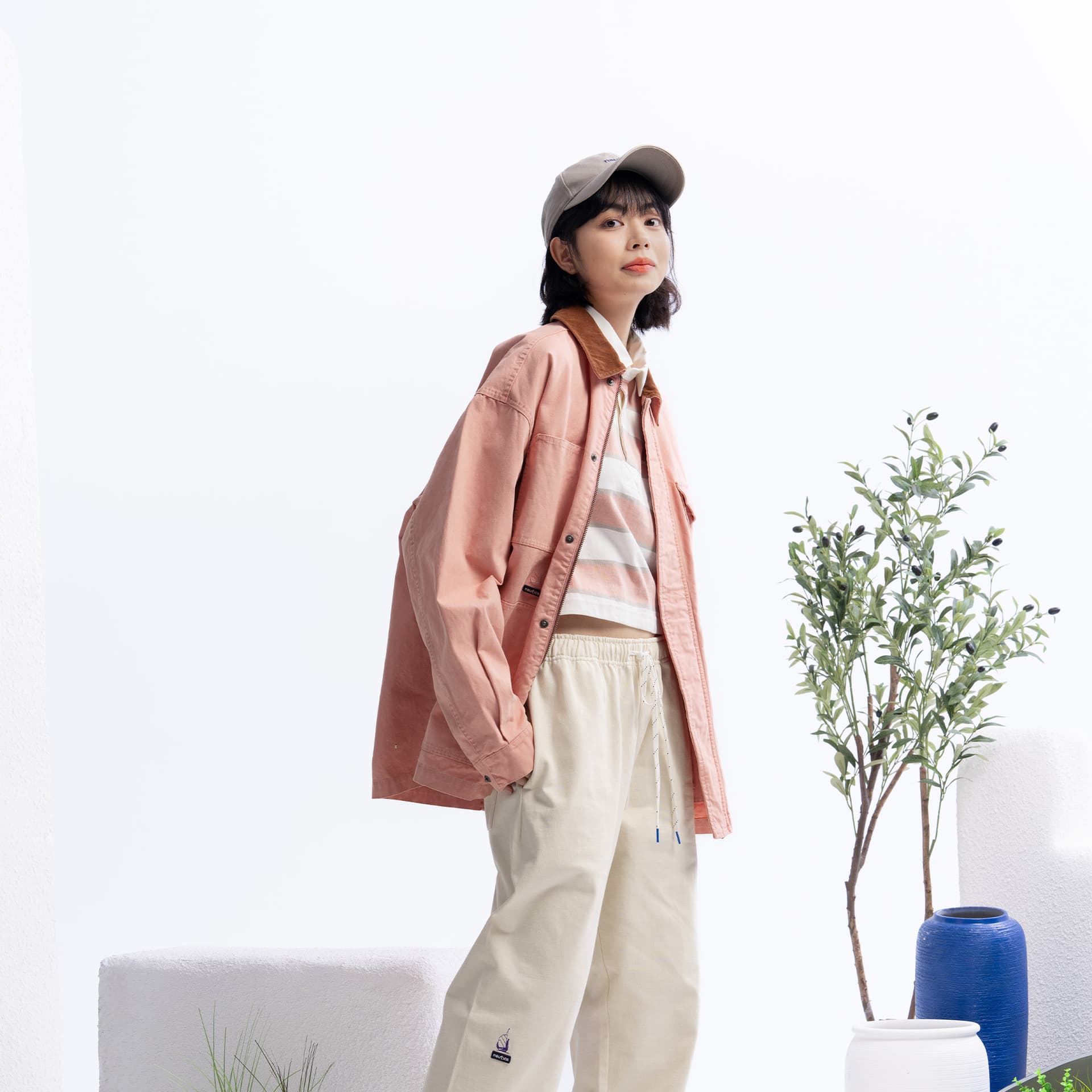 Джинсовая куртка Nautica White Sail Легкое пальто унисекс - изображение 7