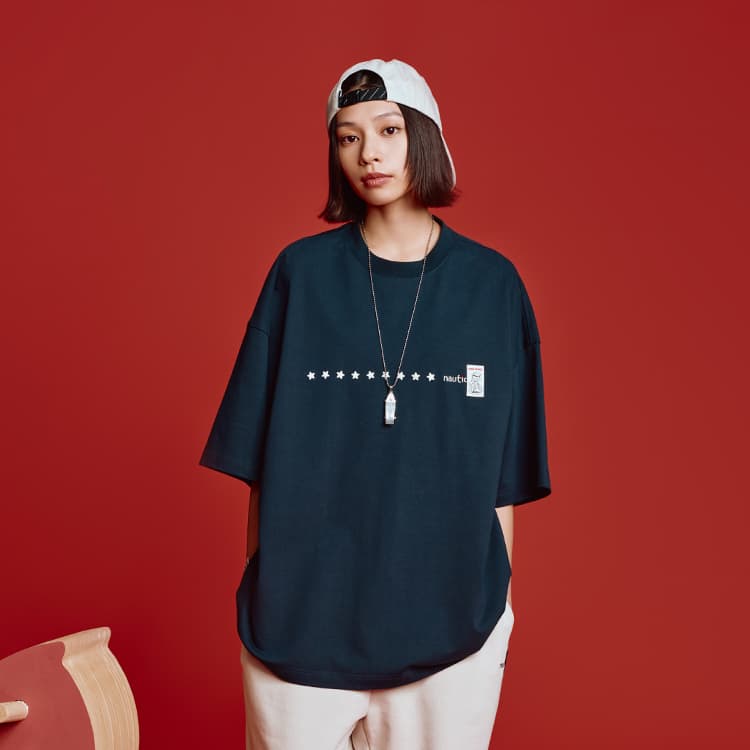Футболка Nautica White Sail X POP MART Футболка Унисекс - изображение 10