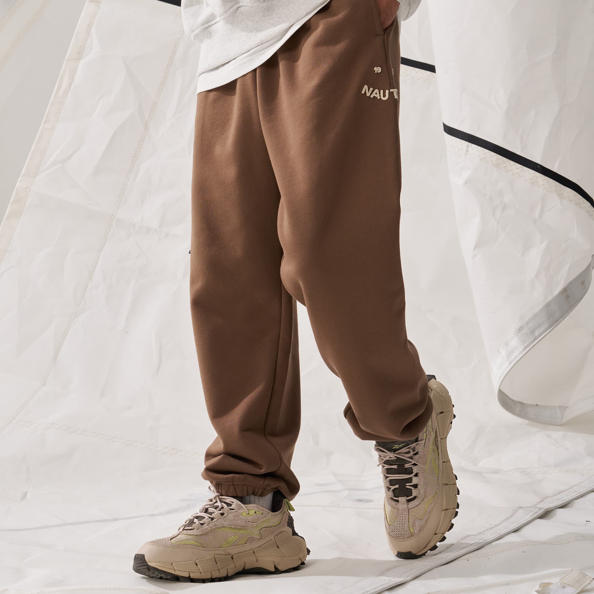 Штаны Nautica White Sail Повседневные Тренировочные Штаны Унисекс - изображение 4