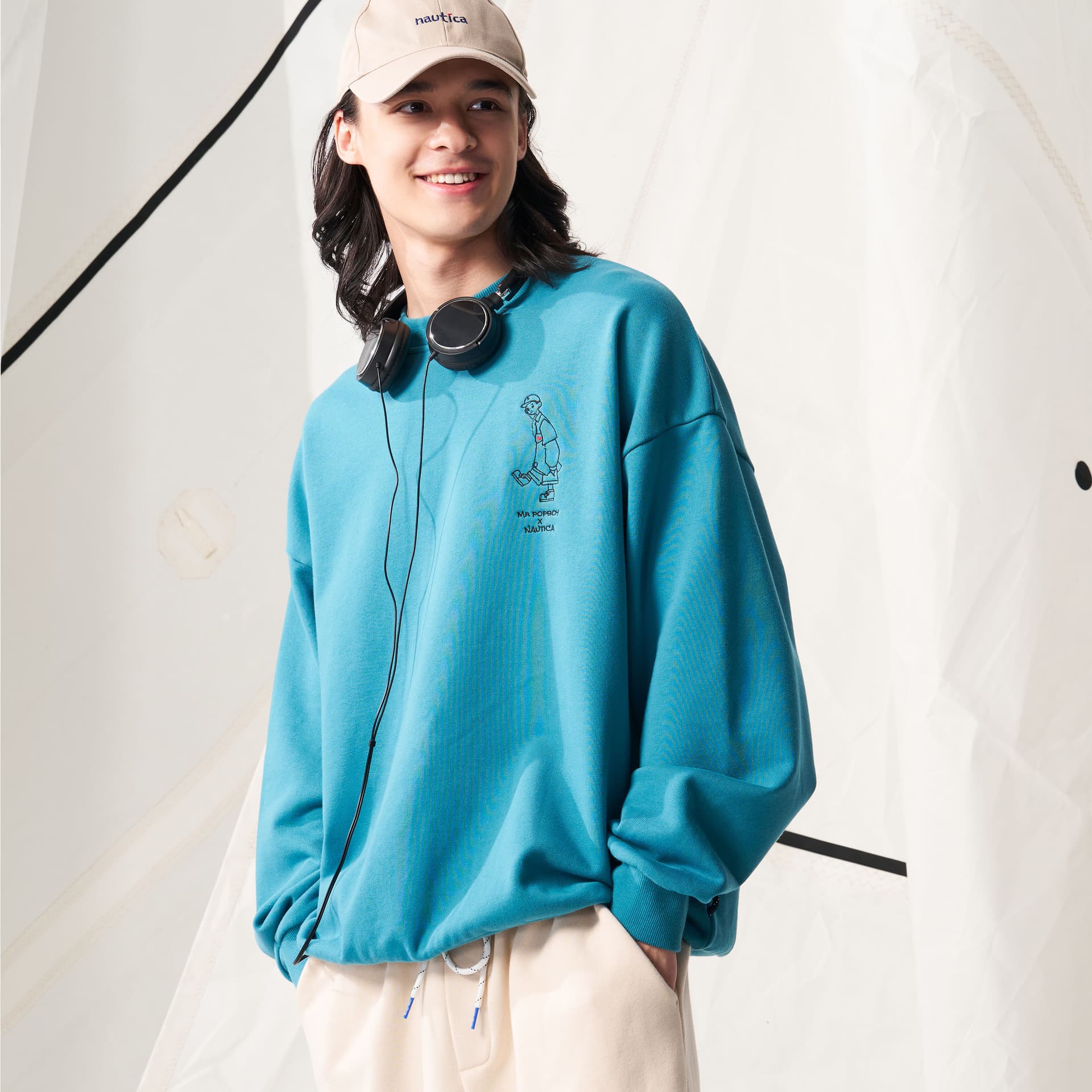 Худи Nautica White Sail Толстовка Мужская - изображение 3