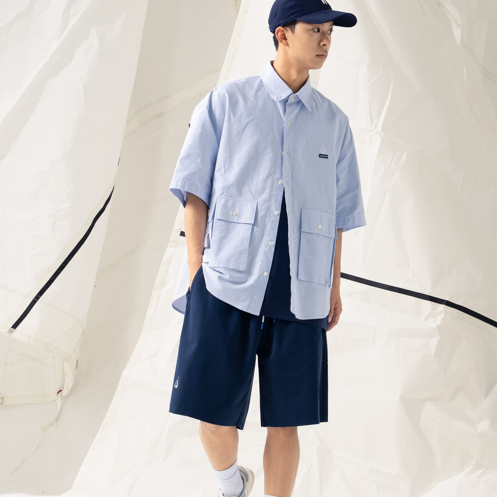 Рубашка nautica white sail SS24 - изображение 7