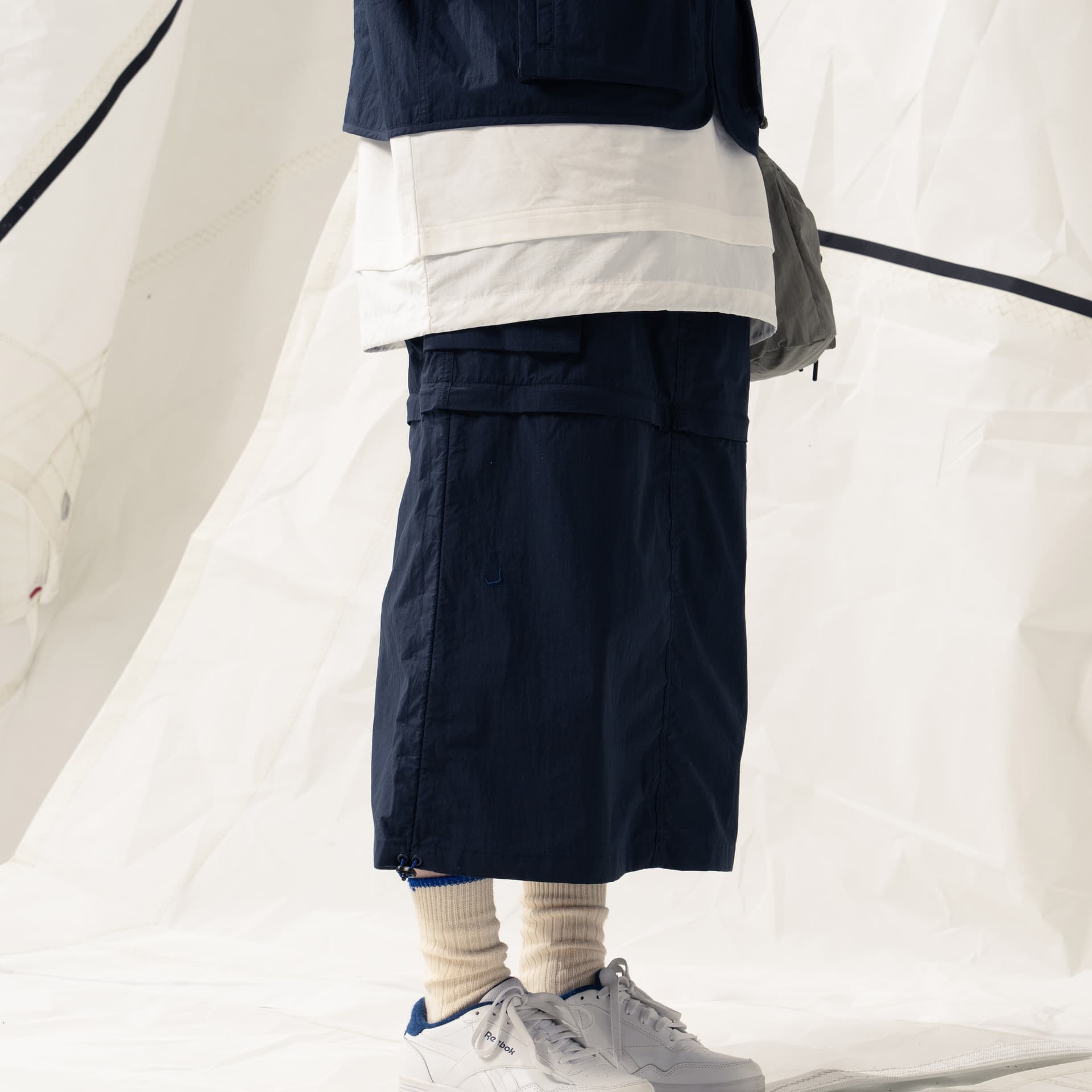 Юбка Nautica White Sail Повседневная длинная юбка для женщин - изображение 14