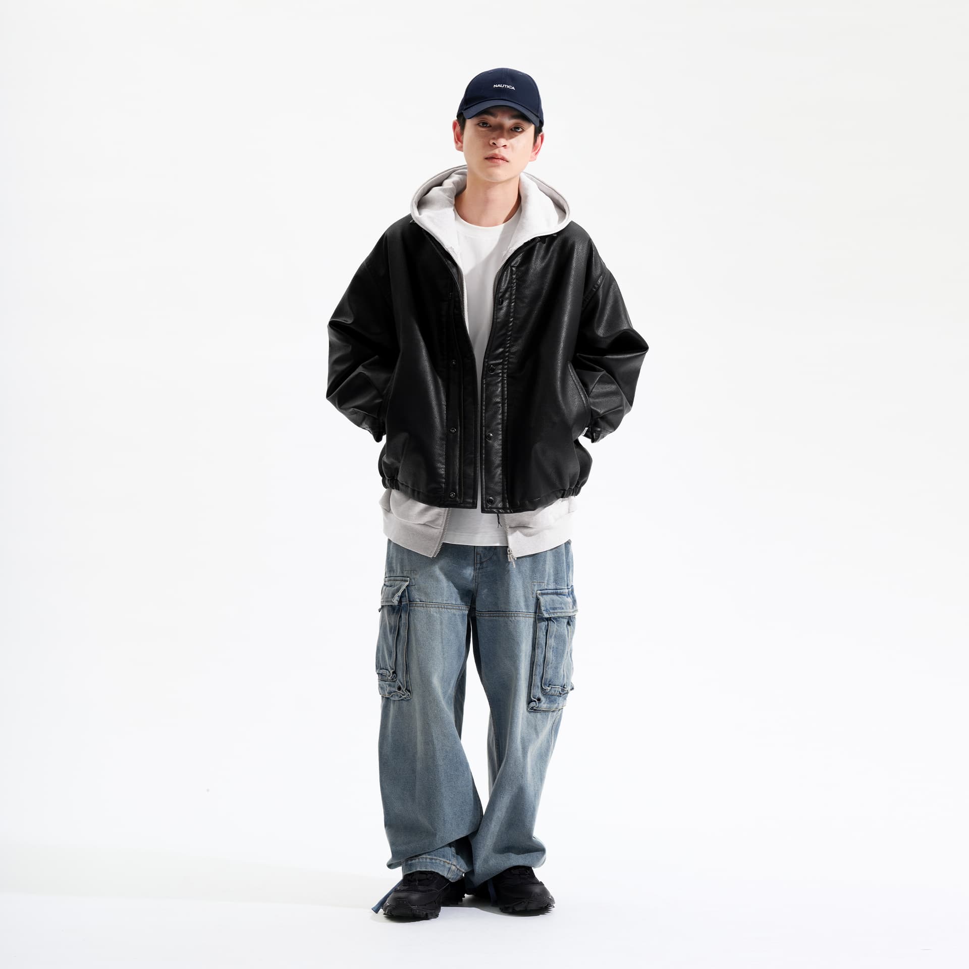 Куртка Nautica White Sail Куртка из искусственной кожи Мужская - изображение 3