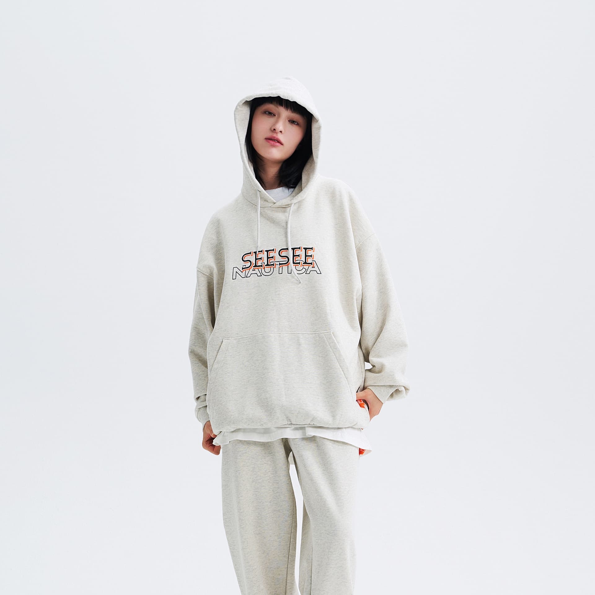 Худи nautica white sail X SEE SEE FW23 - изображение 6