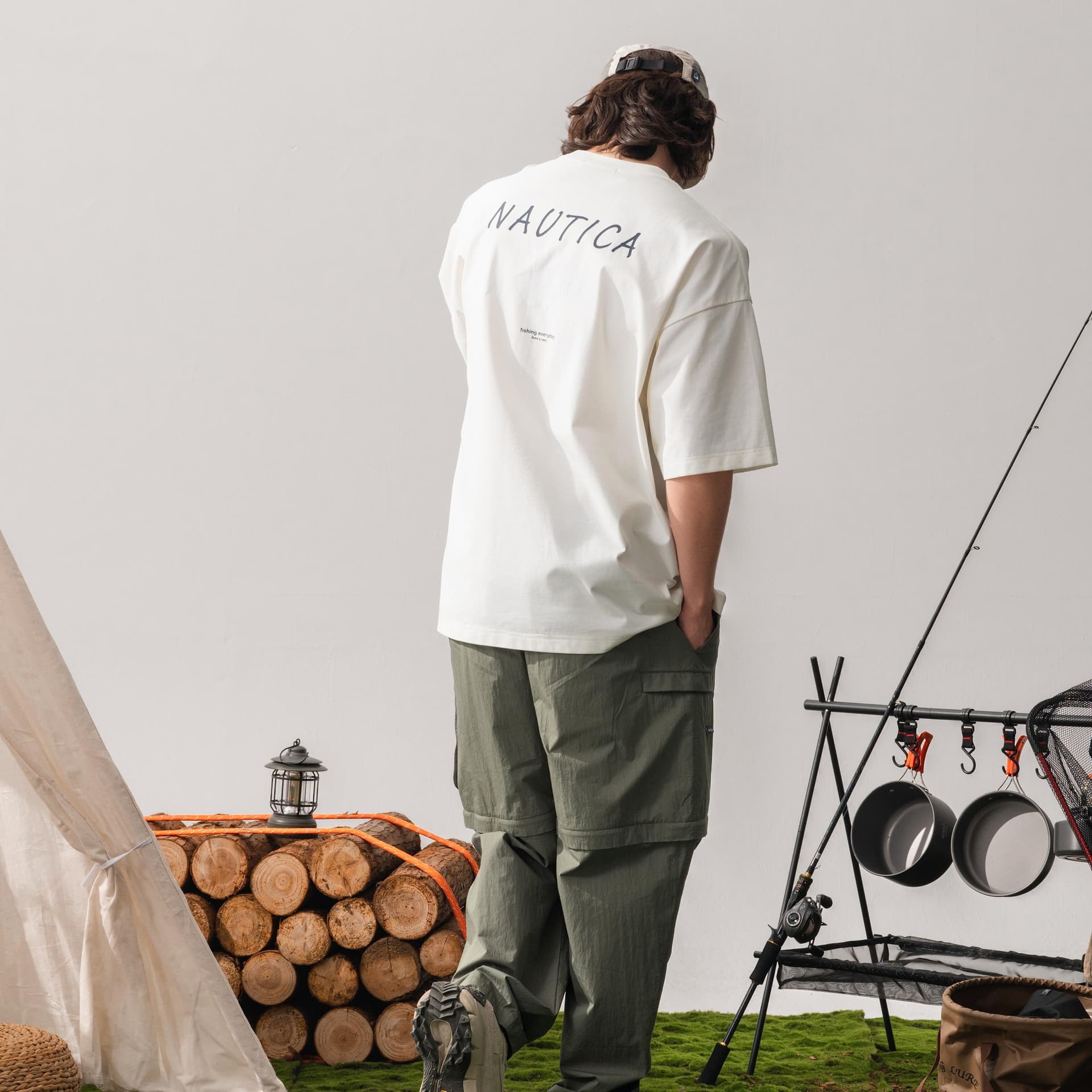 Футболка Nautica White Sail T-рубашка унисекс - изображение 8