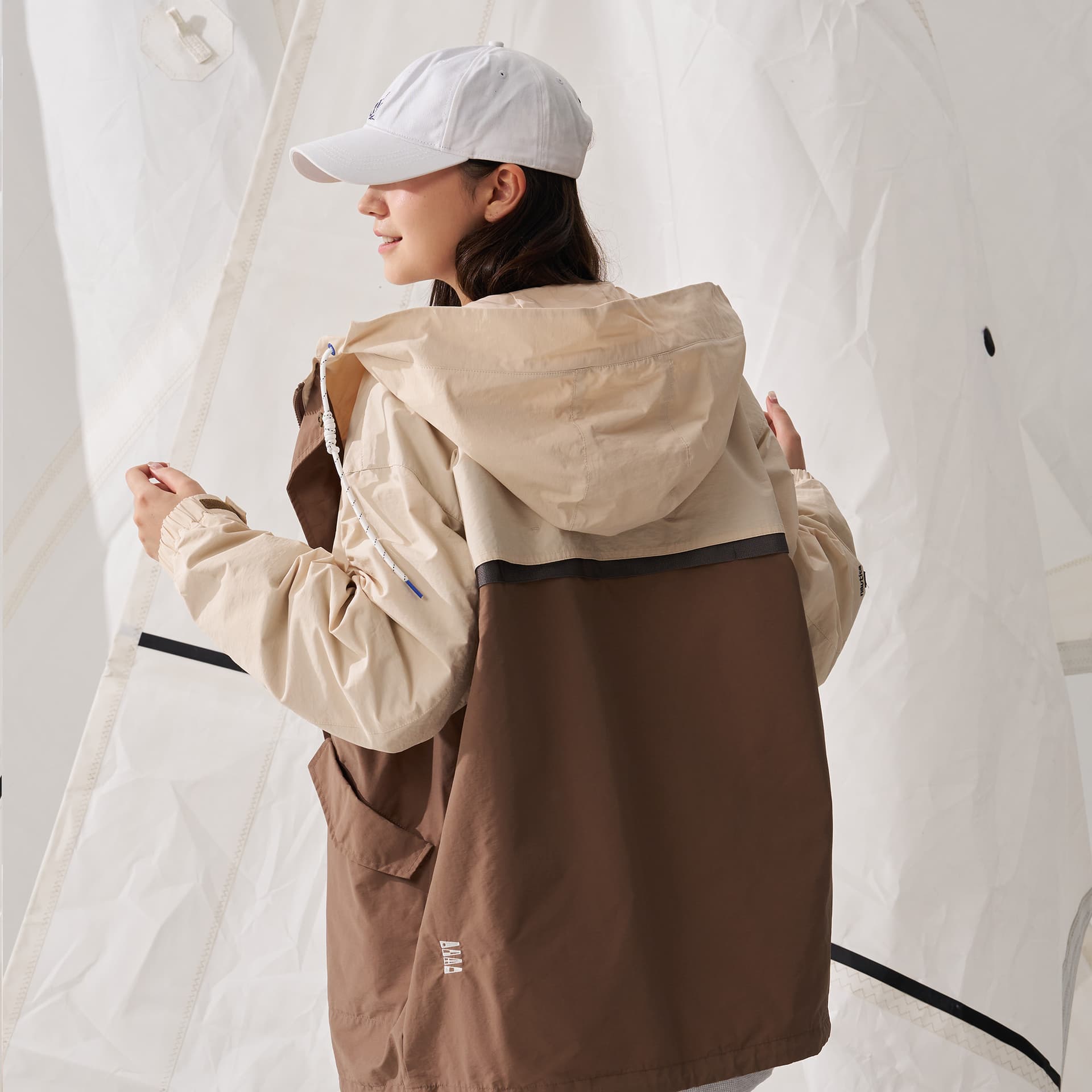 Куртка Nautica White Sail Легкое пальто куртка унисекс - изображение 7