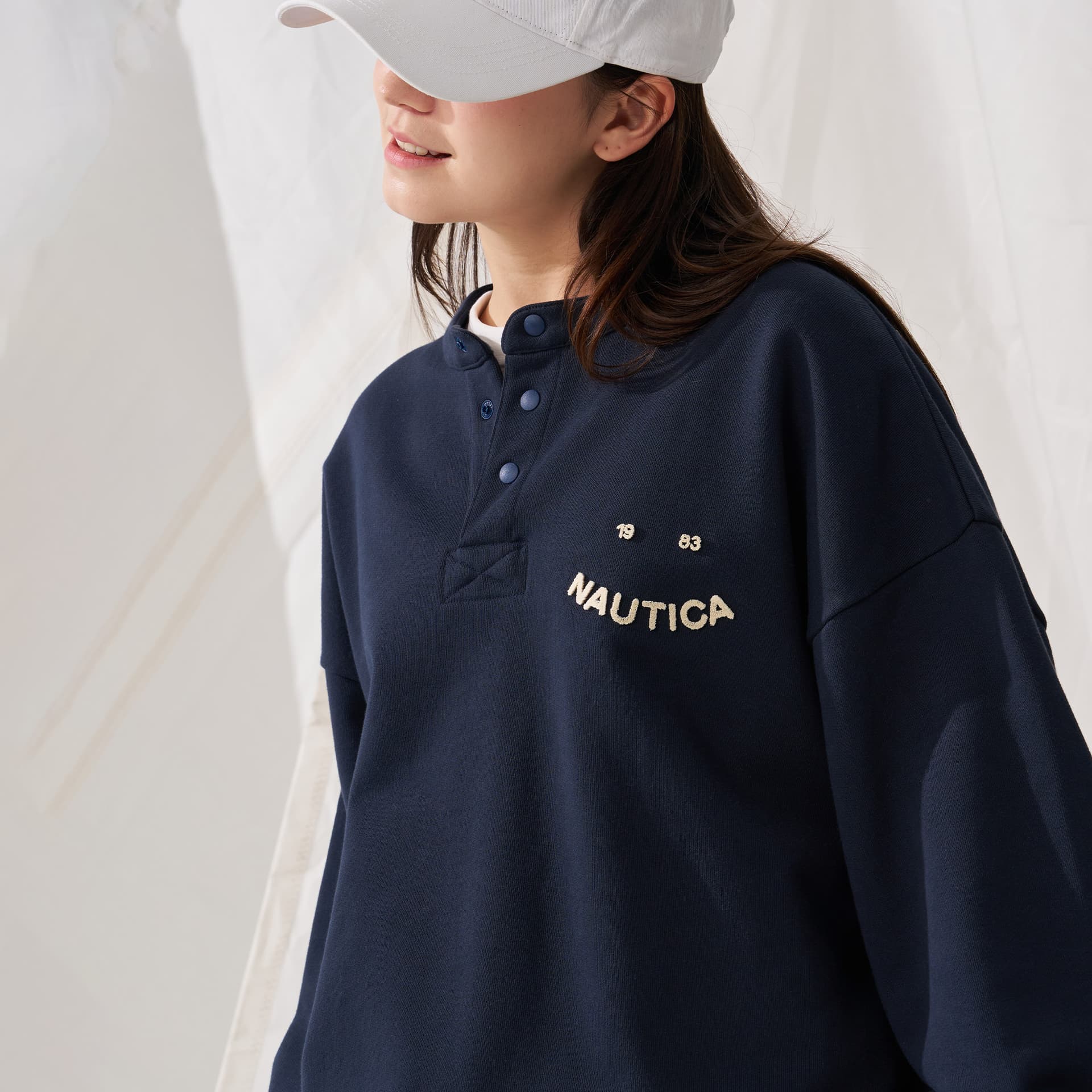 Худи Nautica White Sail Толстовка с длинными рукавами унисекс - изображение 10