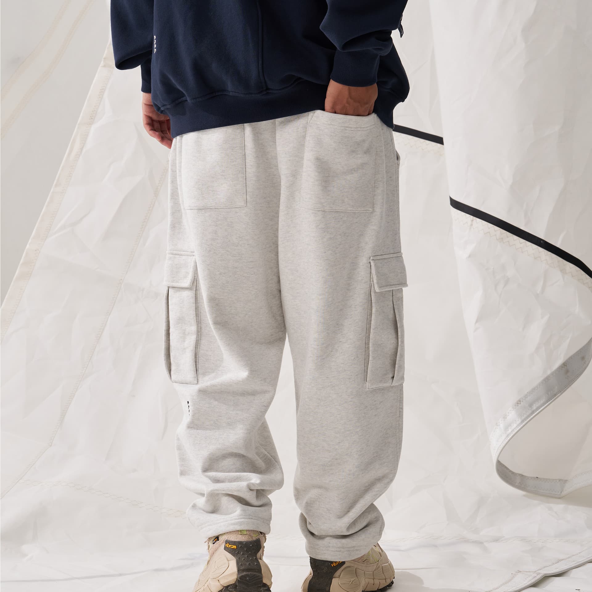 Штаны Nautica White Sail Рабочая одежда Тренировочные штаны Унисекс - изображение 5