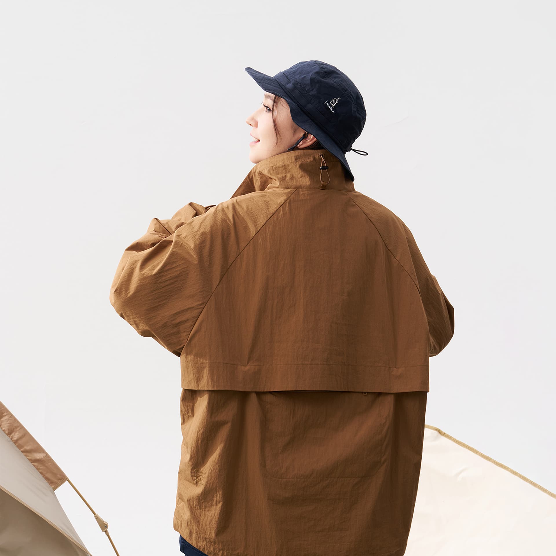 Куртка Nautica White Sail Легкое пальто куртка унисекс - изображение 3