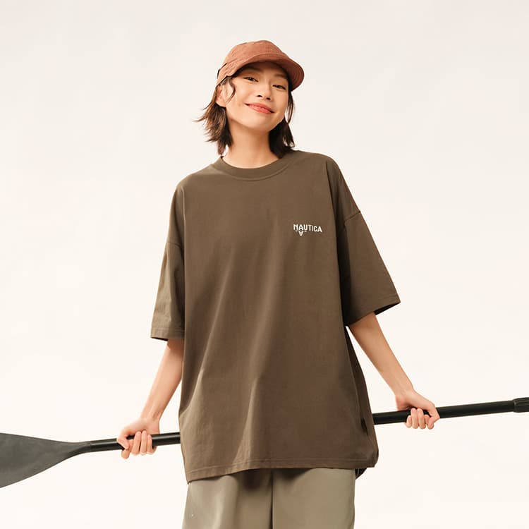 Футболка Nautica White Sail T-рубашка унисекс - изображение 4