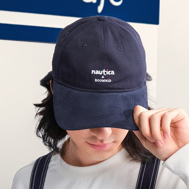 Кепка Nautica White Sail x Boonigo Совместная коллекция Американский люксовая уличная мода минималистичный корейский стиль модный бренд логотип универсальный солнцезащитный бейсболки унисекс парный - изображение 6