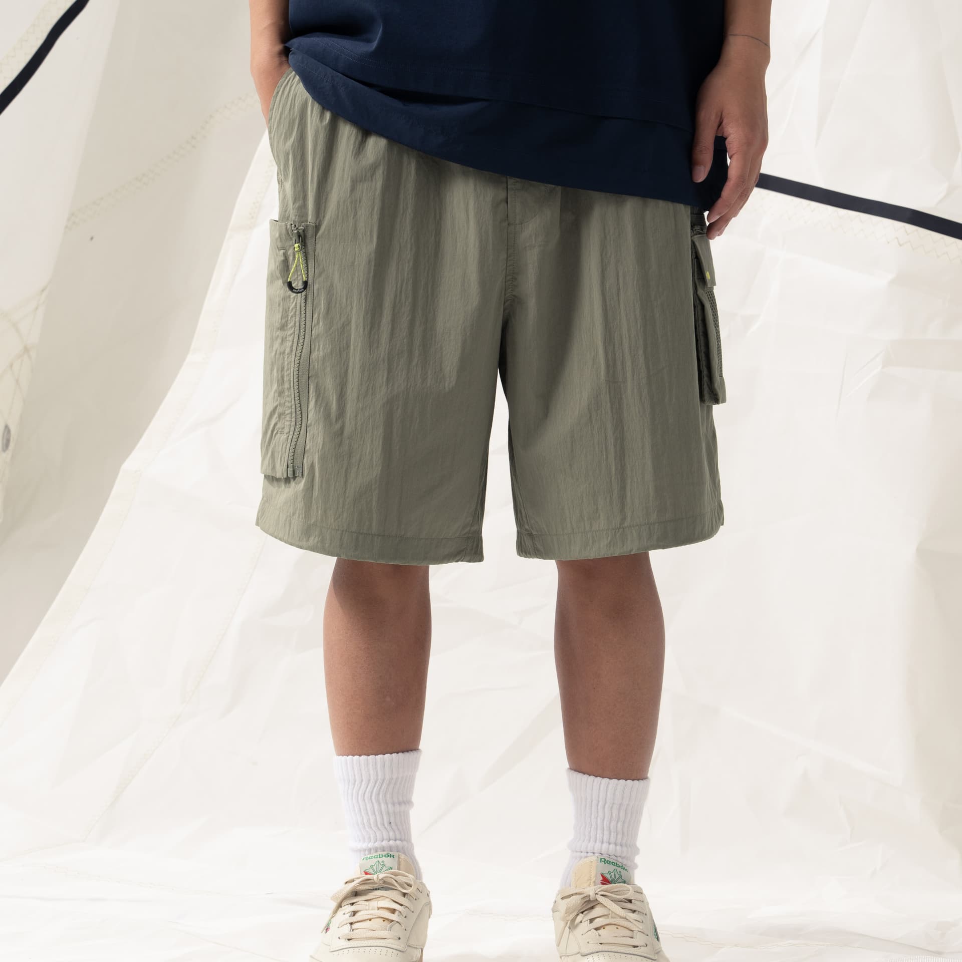Nautica White Sail Карго Шорты Унисекс - изображение 4